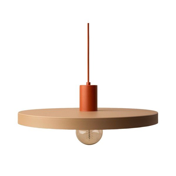 Helepruun metallist ripplamp ø 40 cm Ori - Micadoni