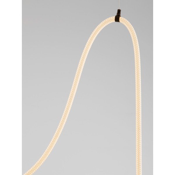 Valge/mattmust terasest hämardatav LED-rippvalgusti Ilane - Nova Luce-image-2