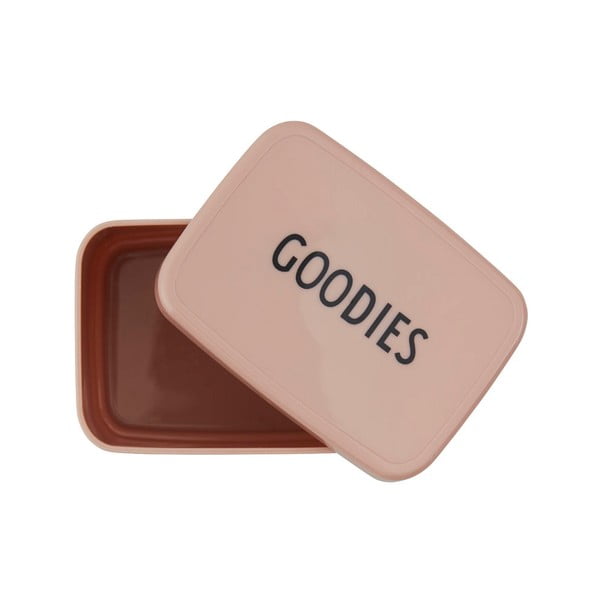 Roosa suupistekarp Goodies, 8,2 x 6,8 cm - Design Letters-image-2