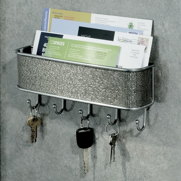 Seinale paigaldatav metallist võtmehoidja Twillo - iDesign-image-1