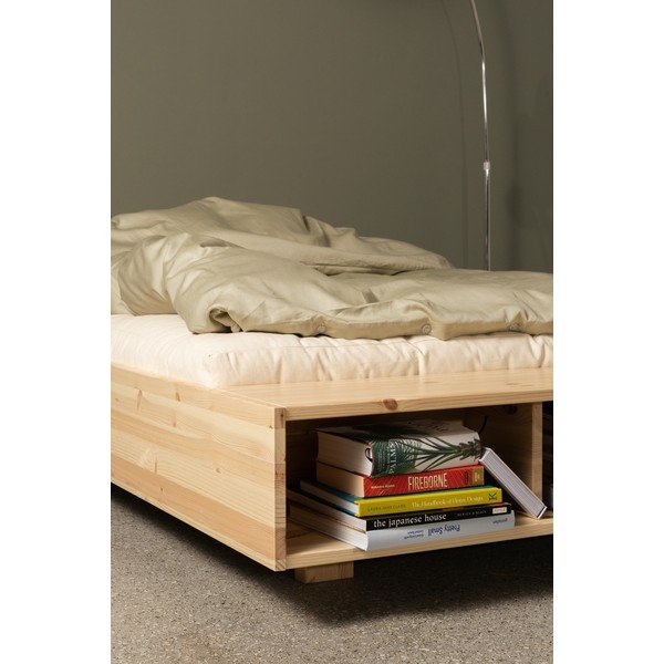 Männipuidust üheinimesevoodi koos voodipõhjaga, ilma peatsita 120x200 cm Merge - Karup-image-4