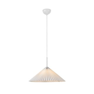 Valge rippvalgusti ø 50 cm Plisado - Markslöjd