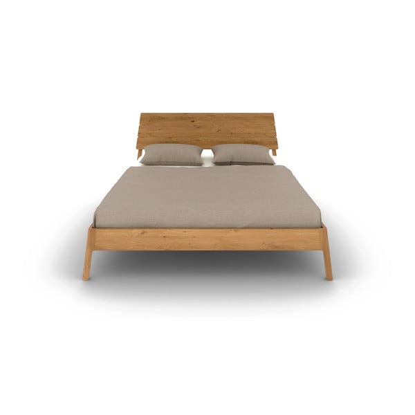 Tammepuidust kaheinimesevoodi 200x200 cm Twig - The Beds-image-2