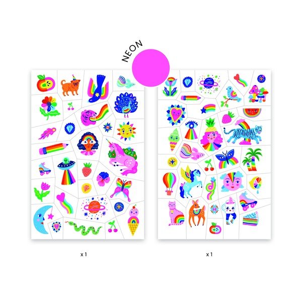 Laste tatoveeringud Rainbow – Djeco-image-2