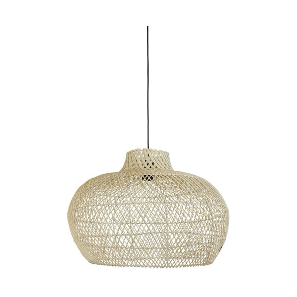 Rippvalgusti rotangist ø 60 cm Charita - Light & Living