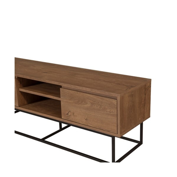 TV-laud pähklipuu dekooriga 140x50 cm Rodez - Kalune Design-image-4