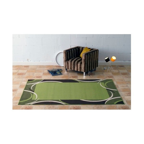 Zelený koberec Hanse Home Prime Pile Ornament, 330 x 240 cm