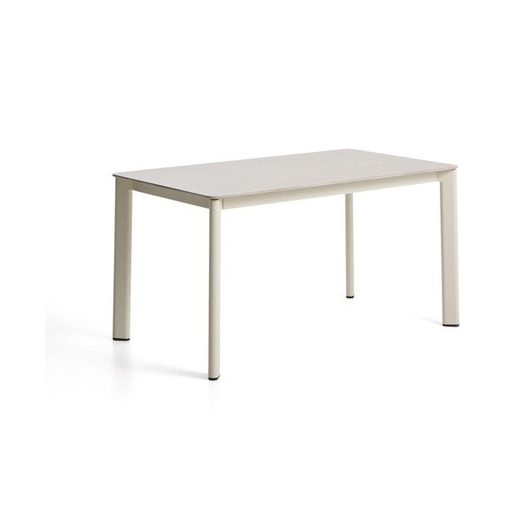 Kiviplaadiga aiasöögilaud 80x140 cm Anafi - Kave Home