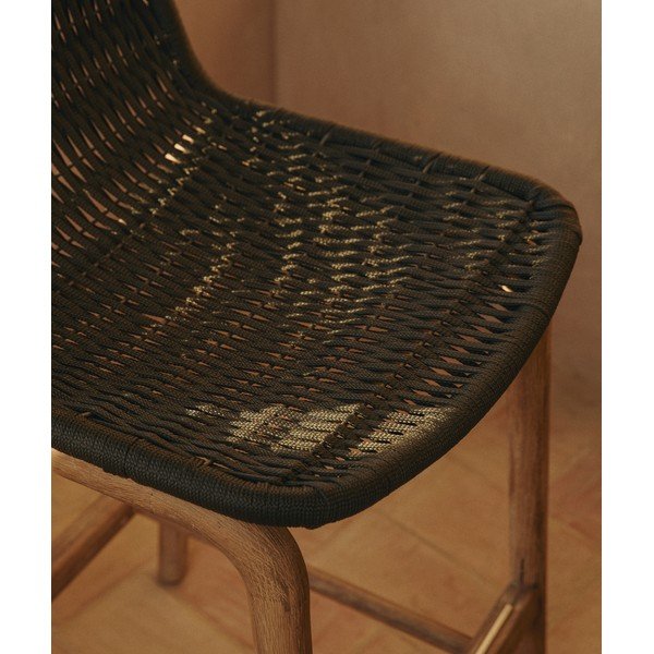 Tumehall puidust aiabaari tool Alipa - Kave Home-image-2