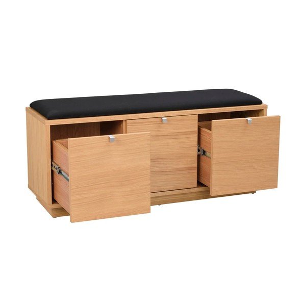 Must-puiduvärvi jalatsikapp Confetti – Rowico-image-2