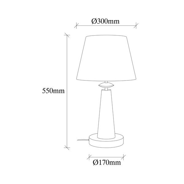 Metallist laualamp kuldses Opviq lights Samuel - Opviq lights-image-1