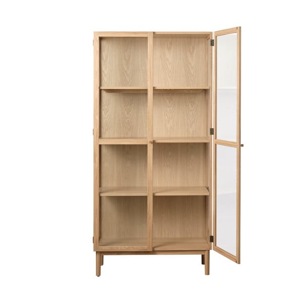 Tammepuust vitriinkapp 190x90 cm Elba - Unique Furniture-image-3