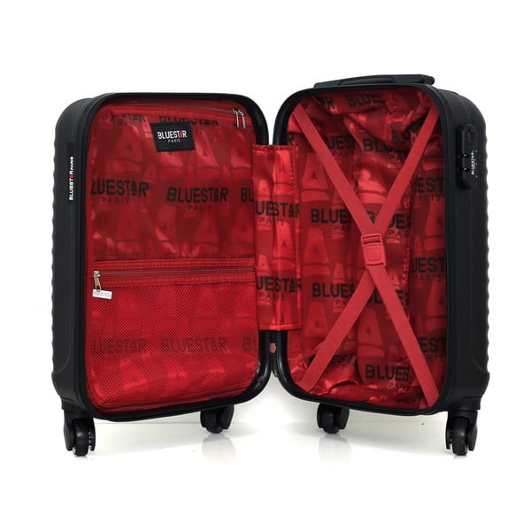 Set černého cestovního kufru na kolečkách a menšího příručního kufříku Bluestar Marro-image-2