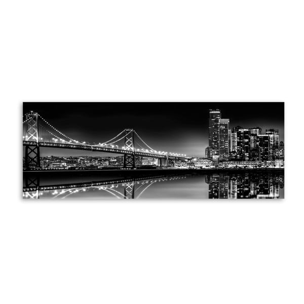 Obraz Styler Canvas Silver Bridge, 60 x 150 cm