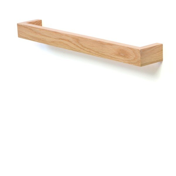 Tammepuust seinale paigaldatav rätikuhoidja Mezza, pikkus 60 cm Slimline - Wireworks-image-1