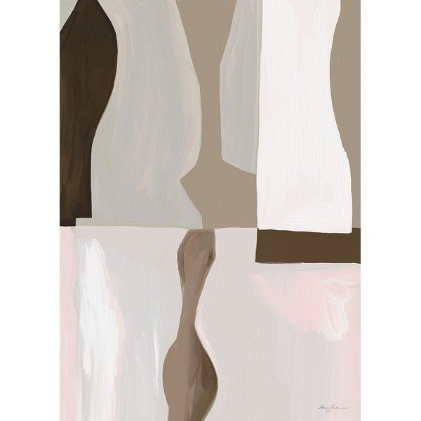 Plakat 50x70 cm Pastels en Forme – Anna Johansson - The Plakat Club