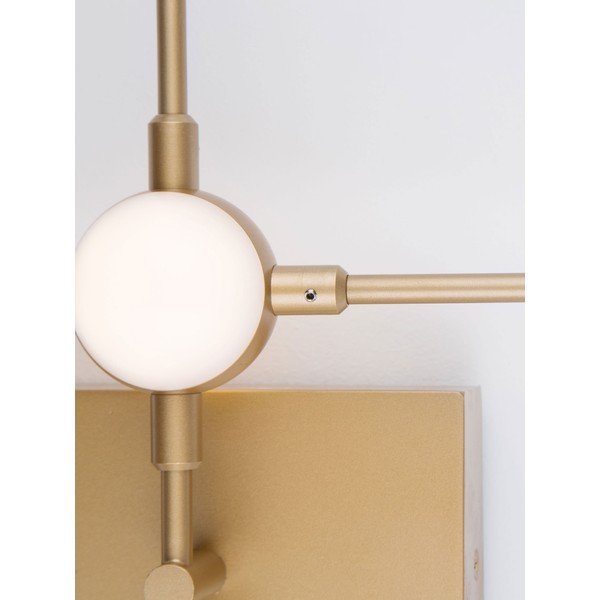 Metallist LED-seinalamp kuldses värvitoonis Atomo - Nova Luce-image-3