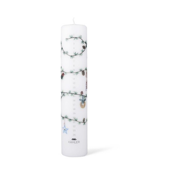 Jõuluteemaline küünal Hammershøi Christmas - Kähler Design