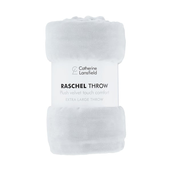 Valge voodipesu 200x240 cm Raschel - Catherine Lansfield-image-2