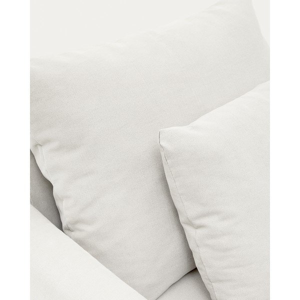 Valge linane tugitool Nora - Kave Home-image-1