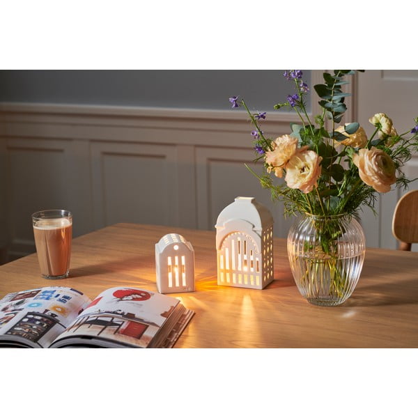 Valge keraamiline küünlajalg Urbania Lighthouse Smithy - Kähler Design-image-2