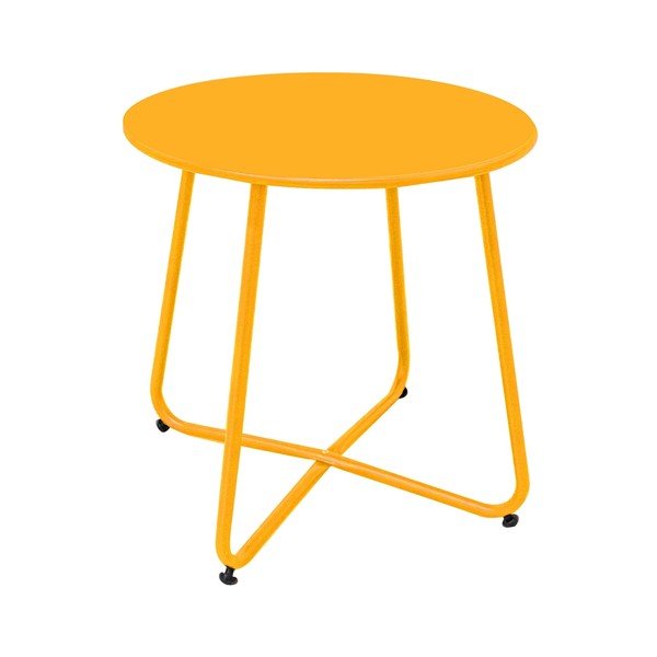 Metallist ümmargune aia hoiulaud ø 45 cm Luna - LDK Garden
