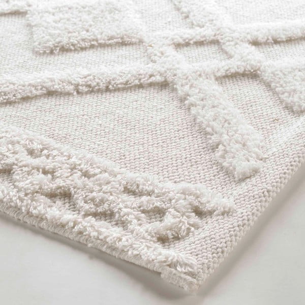 Valge vannitoamatt 50x80 cm Gladis - douceur d'intérieur-image-2