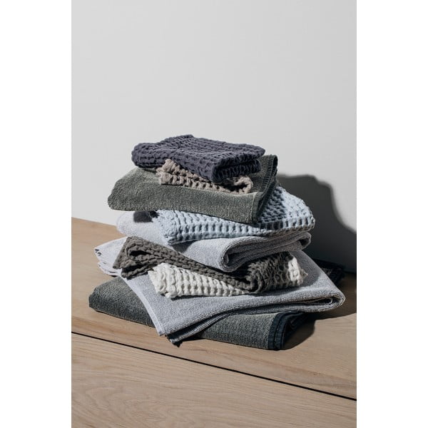 2 helebeezist puuvillasest rätikust Moonbeam komplekt, 30 x 30 cm - Blomus-image-4