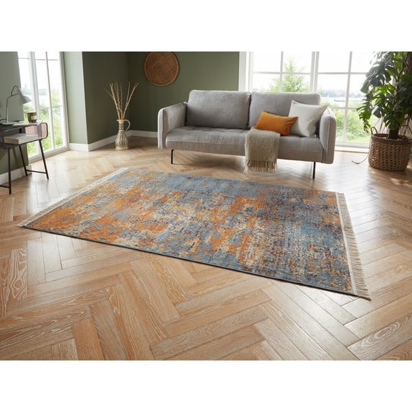 Värviline vaip taaskasutatud puuvillast , 200 x 290 cm Sarobi - Nouristan-image-1