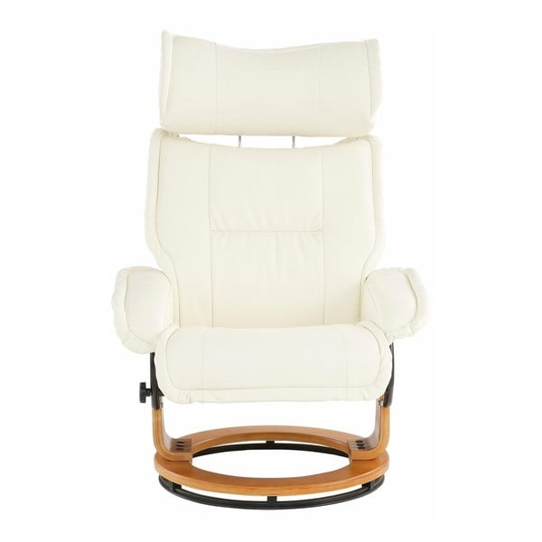 Set krémového křesla a podnožky Støraa Roubaix-image-2