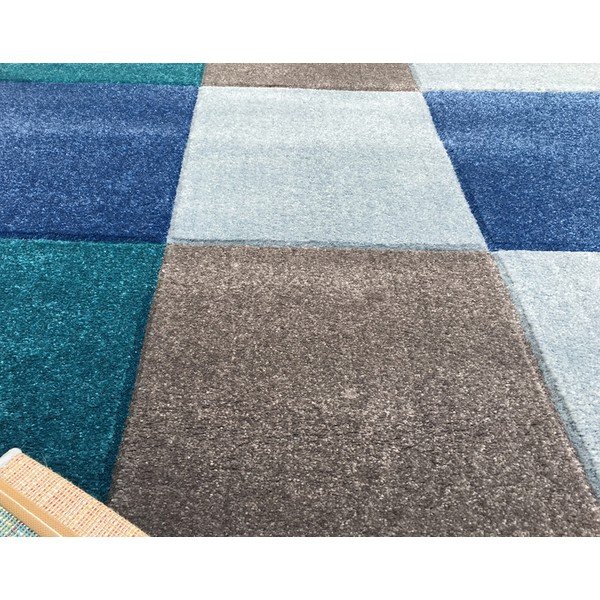 Modrý dětský koberec Happy Rugs Patchwork, 160 x 230 cm-image-3