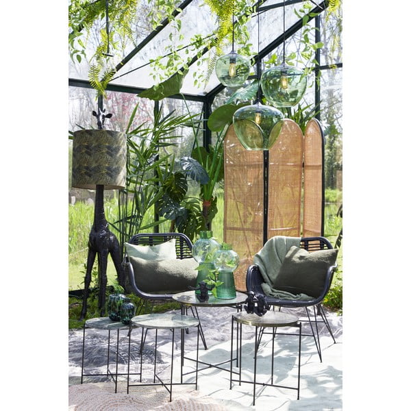 Roheline laevalgusti klaasist lambivarjundiga ø 30 cm Mayson - Light & Living-image-2