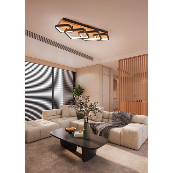 Must dimmerdatav LED laevalgusti 32x72 cm Rama - Trio-image-1