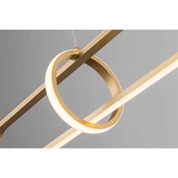 Kuldne LED metallist rippvalgusti Alken – Bizzotto-image-3