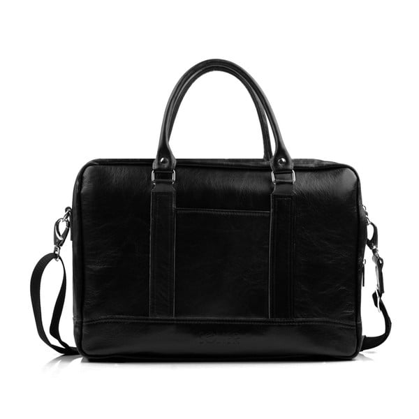Pánská kožená  taška Solier SL02, černá