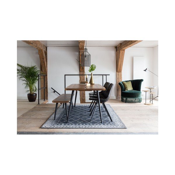 Musta terasest jalgadega pink, pikkus 180 cm Alagon - Dutchbone-image-4