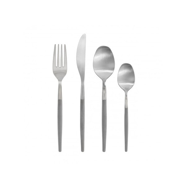 Helehallid-hõbedased roostevabast terasest söögiriistad 16tk Maxime - Blomus