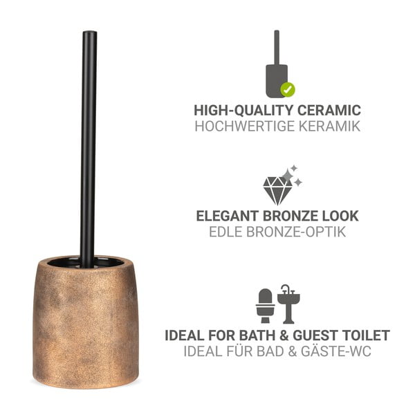 Pronksivärvi keraamiline tualetthari Tremea - Wenko-image-2