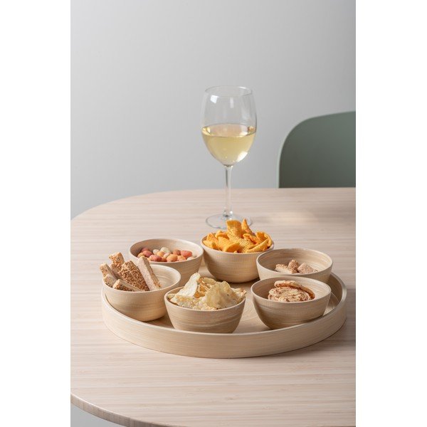 Bambusest serveerimiskomplekt ø 32 cm Puro - PT LIVING-image-1