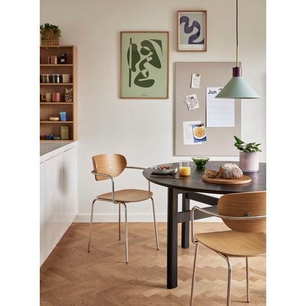 Helesinine ripplamp ø 35 cm Crayon - Hübsch-image-2