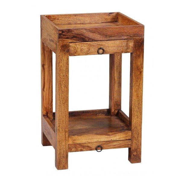Odkládací stolek z masivního palisandrového dřeva Skyport Marilú
