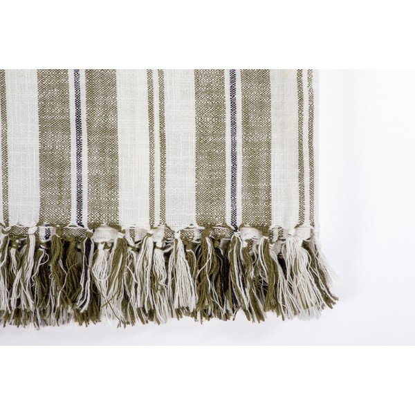 Roheline puuvillane tekk 150x200 cm Indira - Tiseco Home Studio-image-1