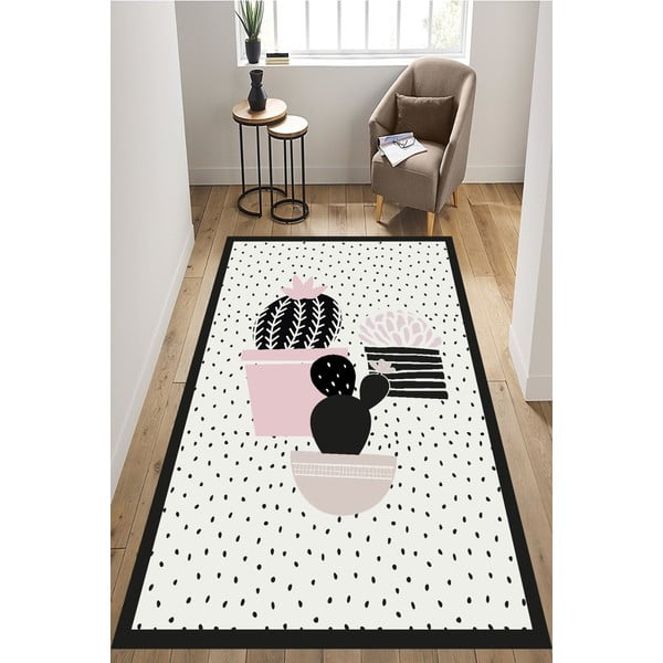 Valge vaip 180x120 cm Cactus 2 - Rizzoli-image-1