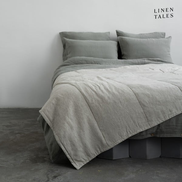 Linane tepitud voodikate 200x220 cm Melange - Linen Tales