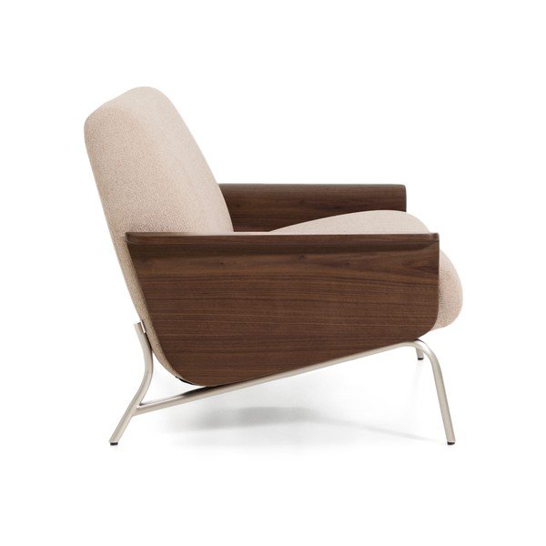 Helepruun šenillist diivan 205 cm Amsen - Kave Home-image-3