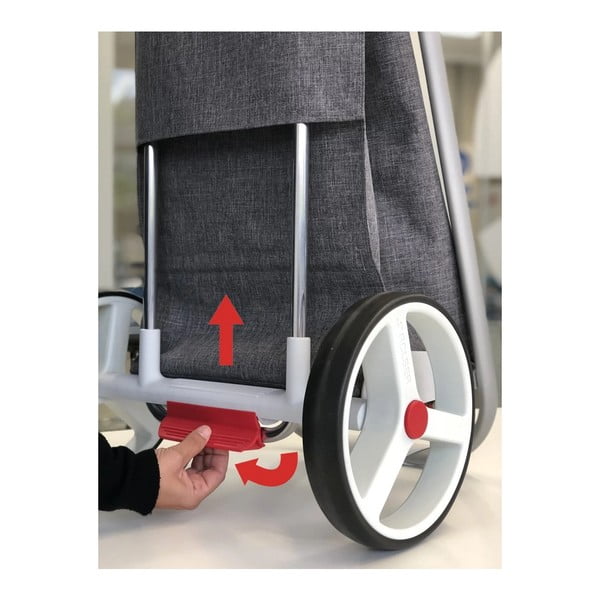 Ratastega ostukott 53 l Com Tweed Polar Black Tube - Rolser-image-4