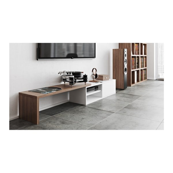 Valge telerilaud pähklipuust detailidega Move - TemaHome-image-4