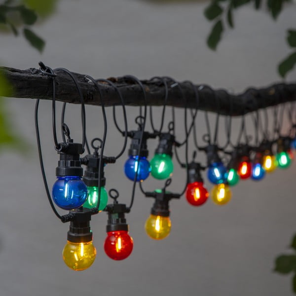 Värviline LED-pidulik valguskett , pikkus 8,55 m Small Circus Filament - Star Trading