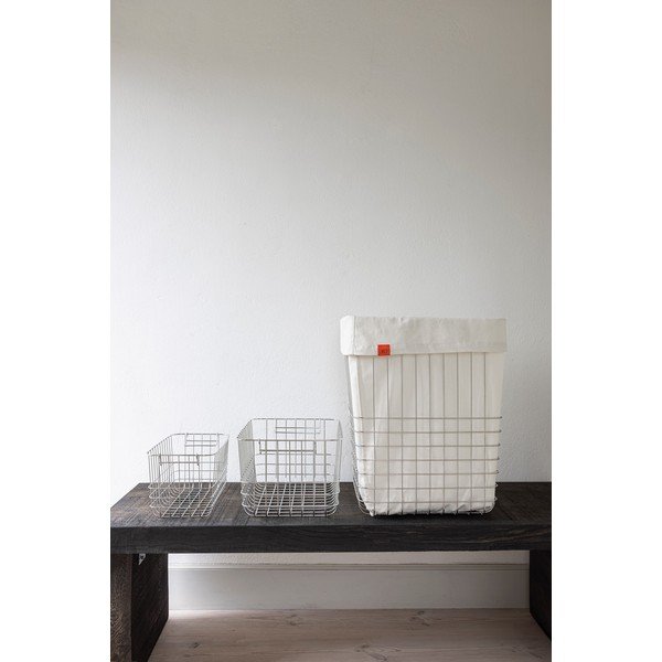 Hõbedane metallist pesukorv 64 l Store-It - Mette Ditmer Denmark-image-1