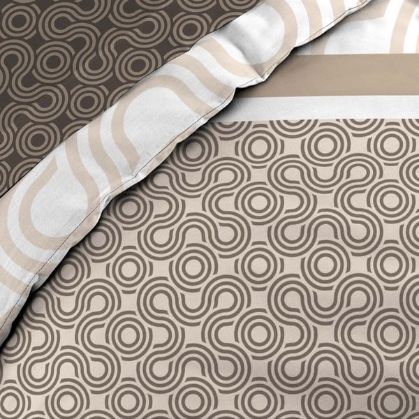 Pruun puuvillane kaheinimesevoodipesu/pikendatud linaga, 6-osaline 240x220 cm Pacha - douceur d'intérieur-image-2